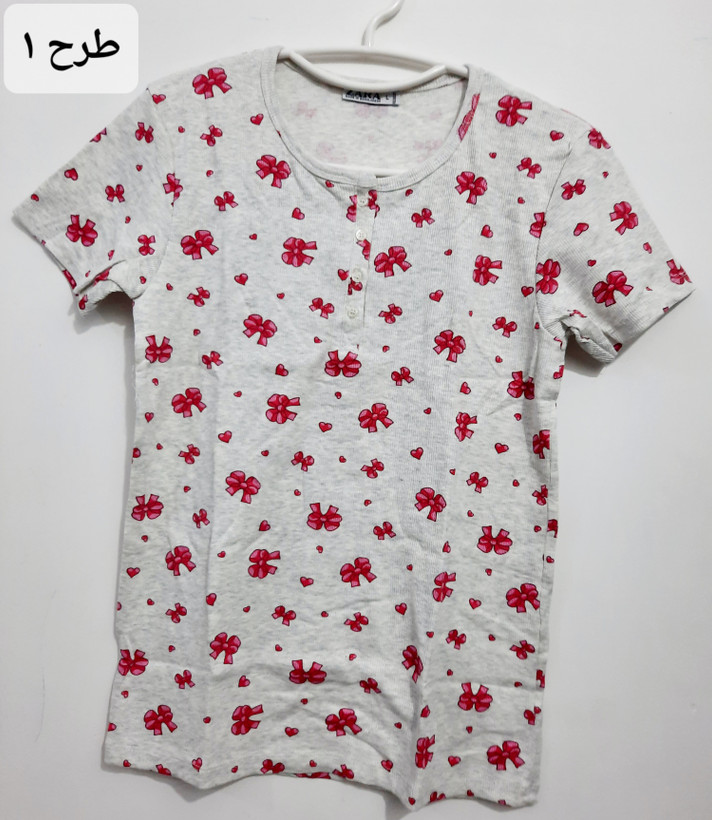 تیشرت کبریتی نخ پنبه وارداتی برند zara سایزL